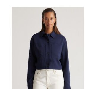 Navy Stretch Cargo Jacket.  Never worn.